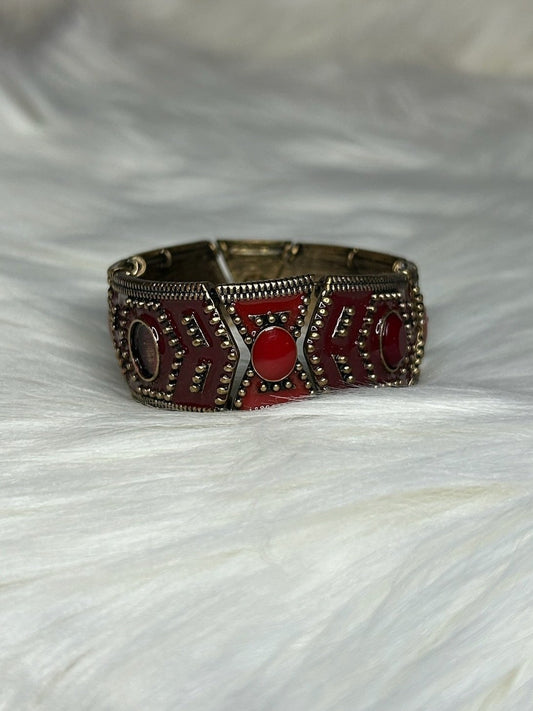 Red Tribal Bracelet