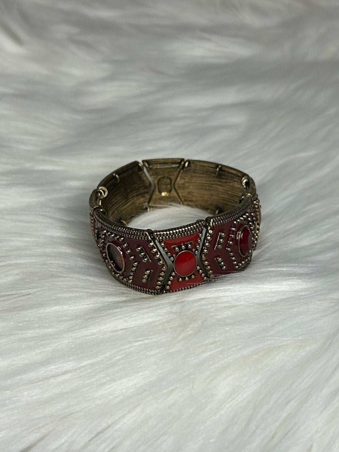 Red Tribal Bracelet