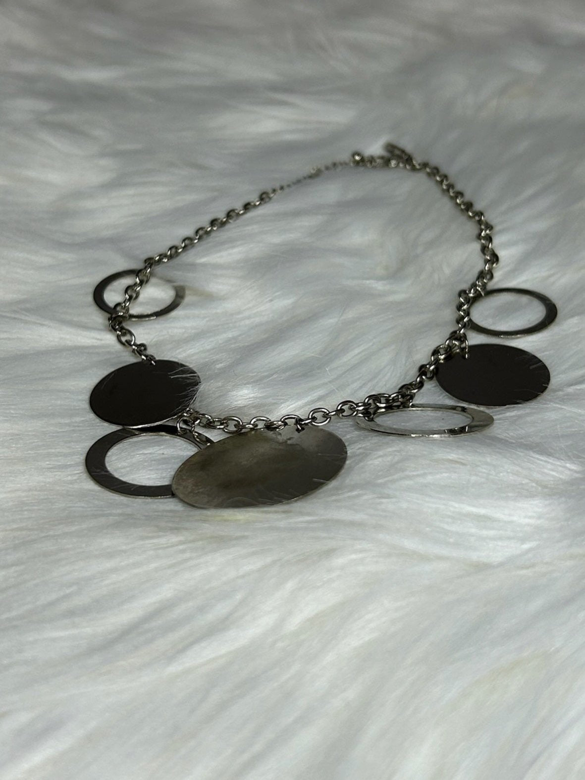 Silver Circle Necklace