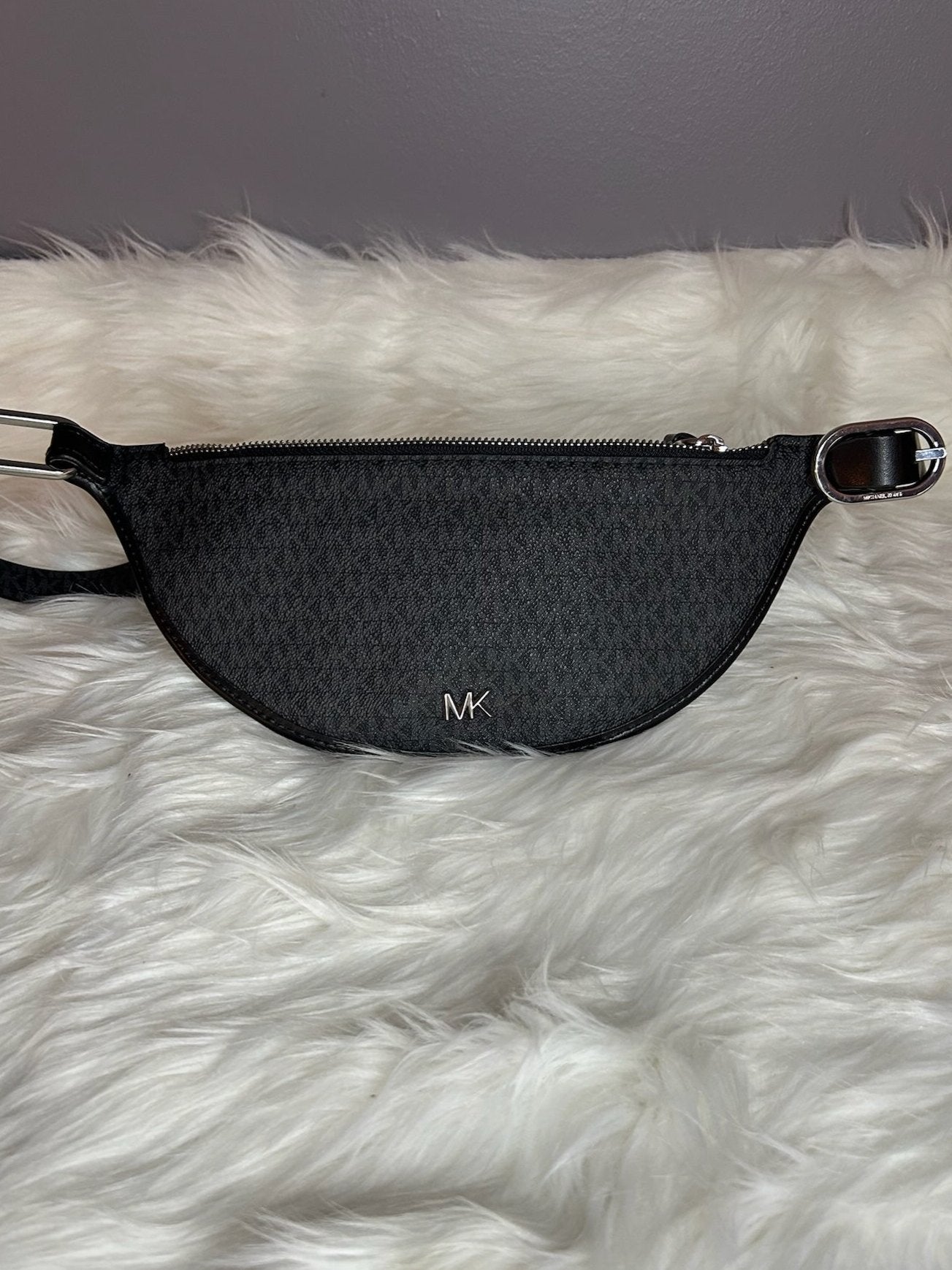 Michael Kors Black Leather Fanny Pack