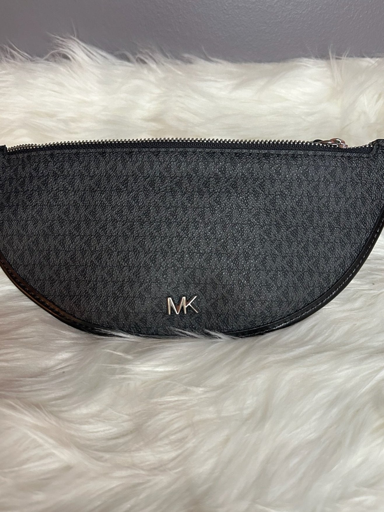 Michael Kors Black Leather Fanny Pack