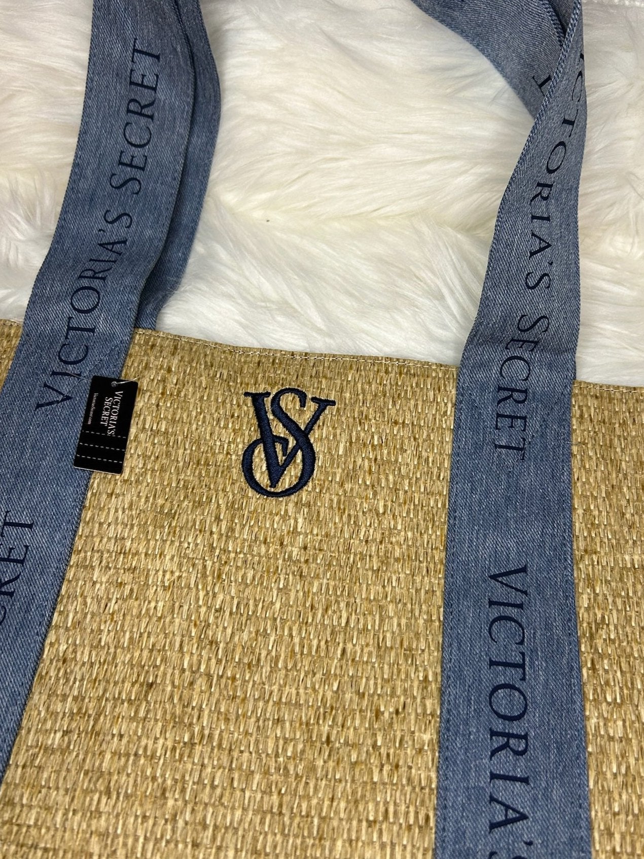 Victoria's Secret Straw Tote