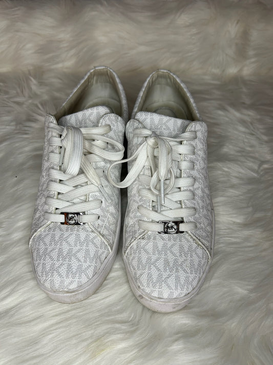 Michael Koss White Logo Sneakers