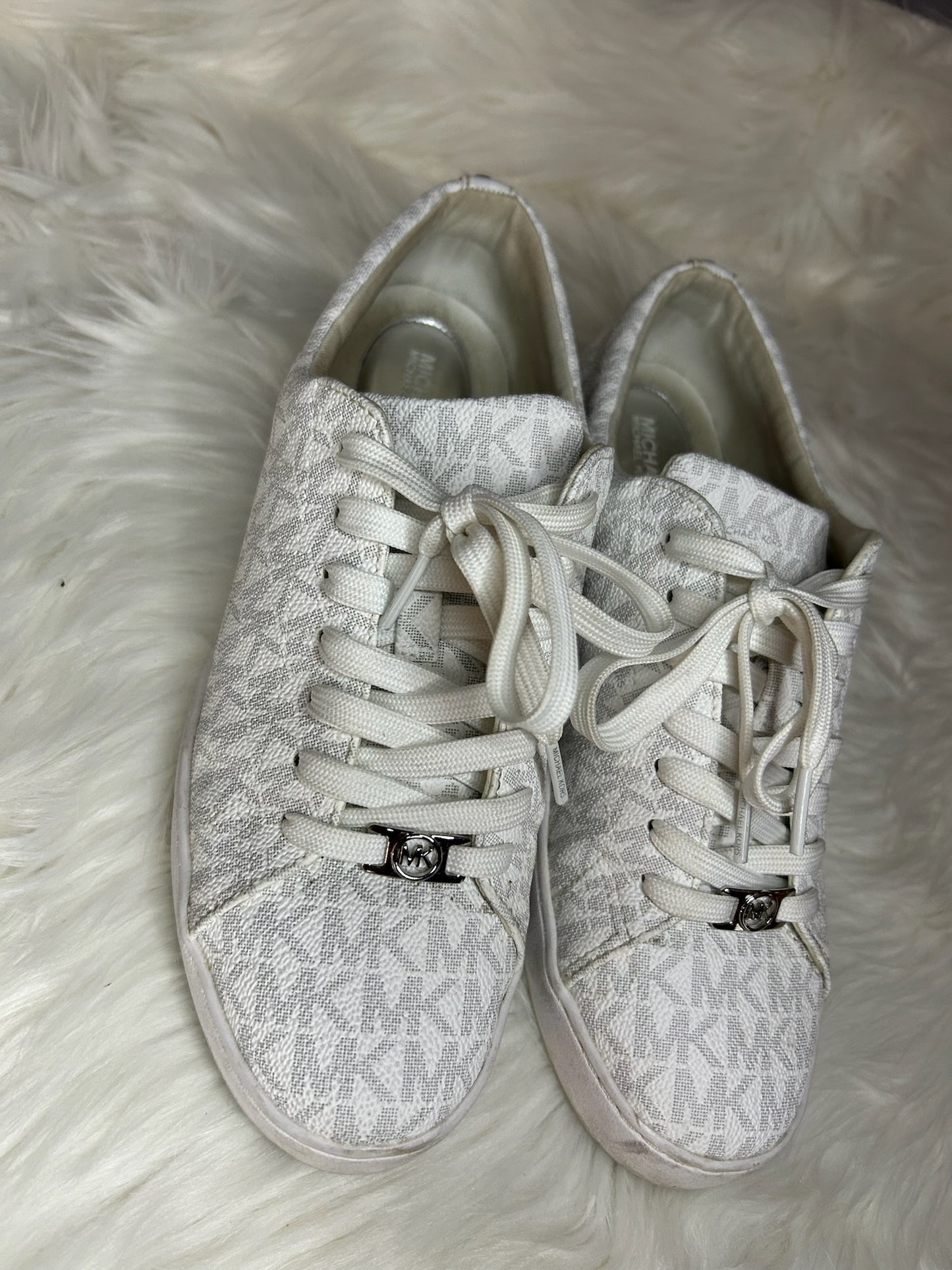 Michael Koss White Logo Sneakers