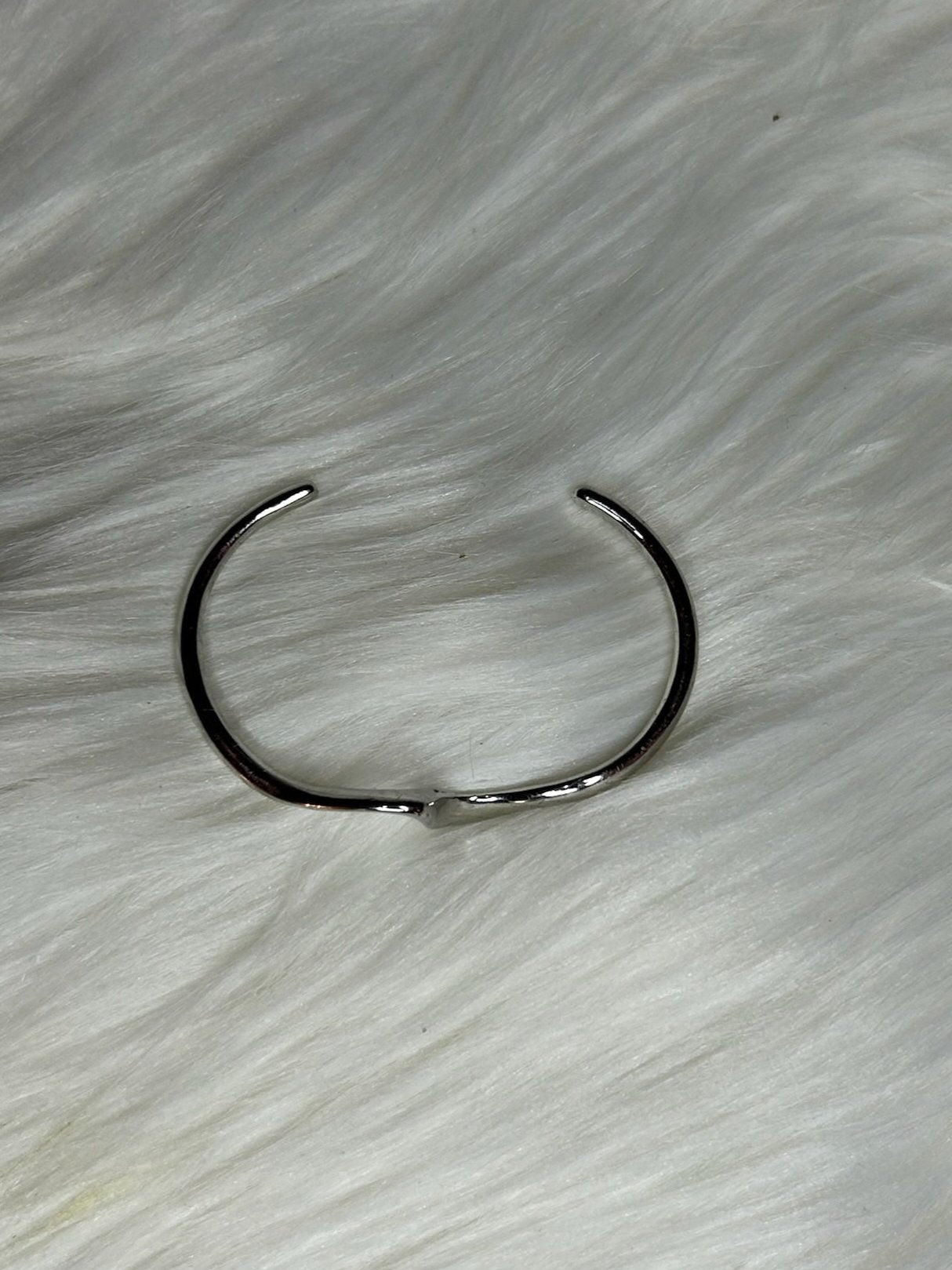 Silver Asymmetrical Cuff