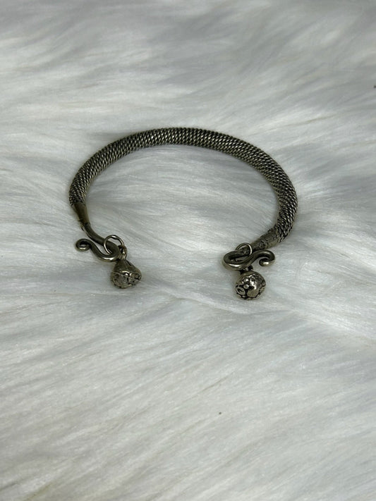 Metal Silver Cuff Bracelet