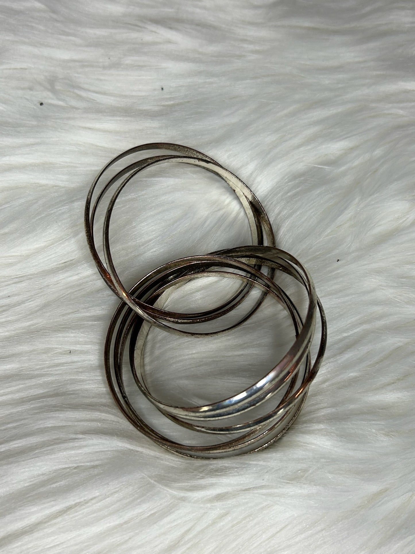 Silver Bangle Set