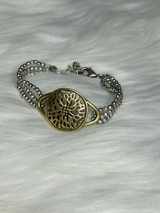 Silver and Gold Chain bracelet