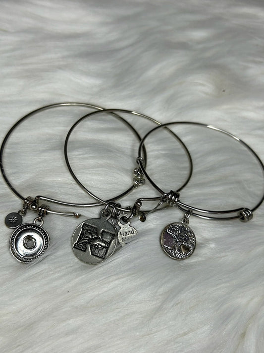 Three Piece Charm Bracelet