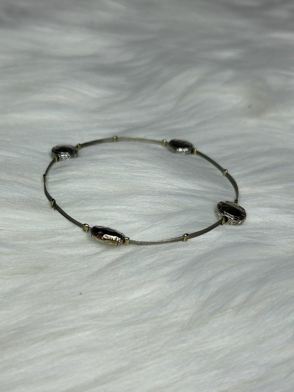 Silver Thin Bangle Bracelet