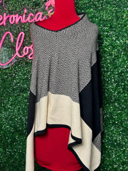 B&W Cashmere Shawl