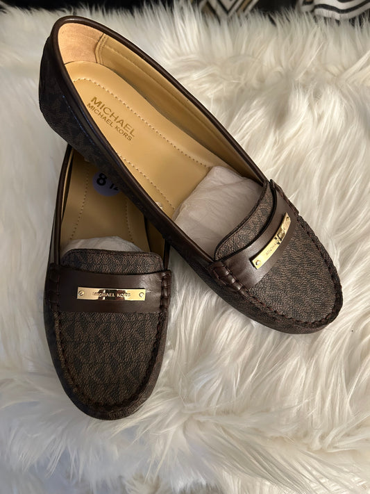 MK Brown driving loafer