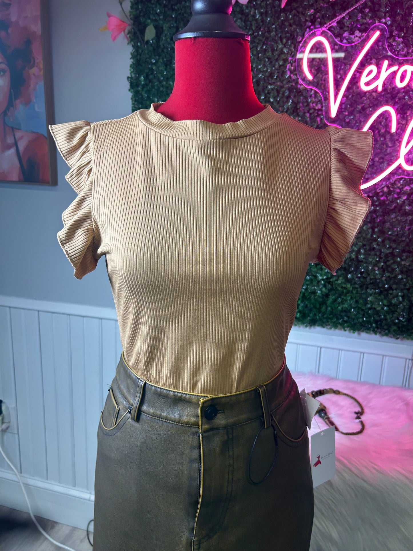 SHEIN ribbed body suite